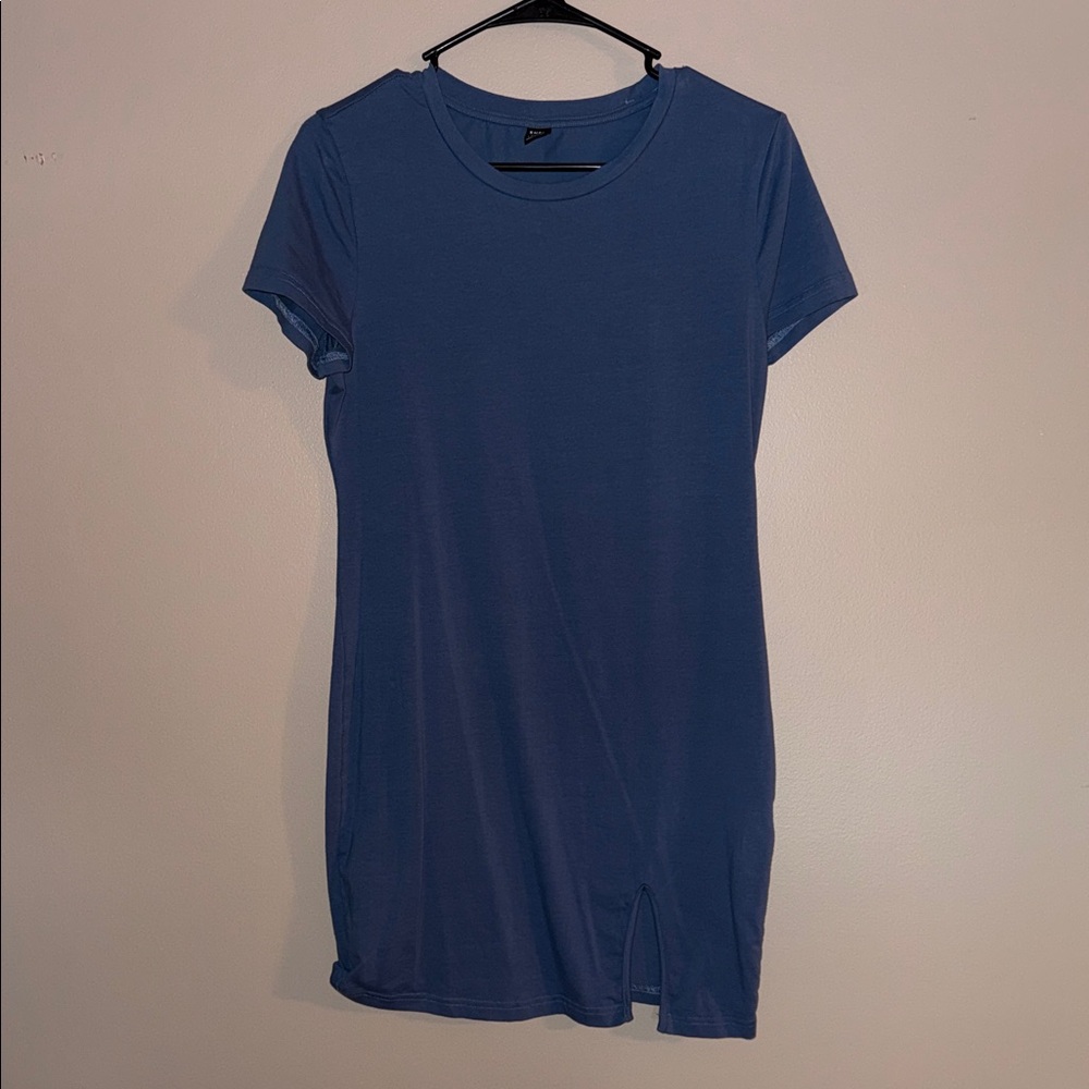 SHEIN Women's Mini Dress in Blue
